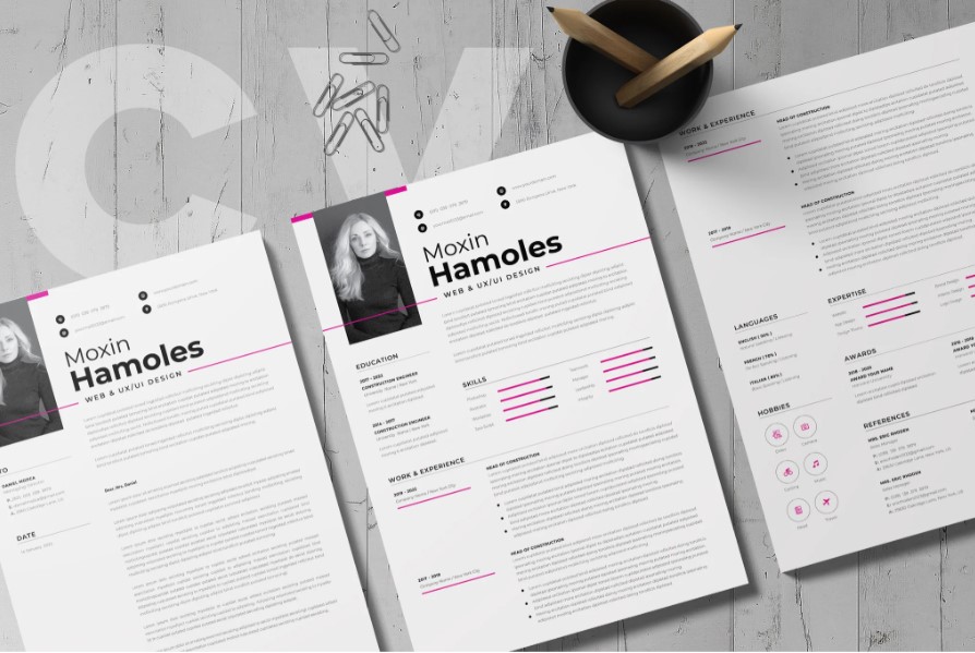 Professional Word Editable Resume & Cover Letter Template - SP - 180
