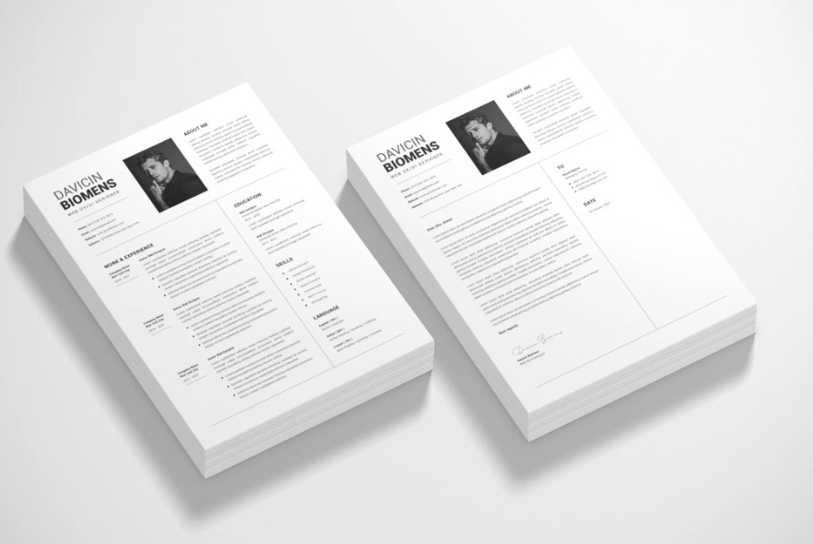 Professional Word Editable Resume & Cover Letter Template - SP - 198