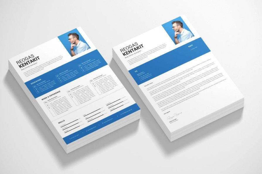 Professional Word Editable Resume & Cover Letter Template - SP - 218